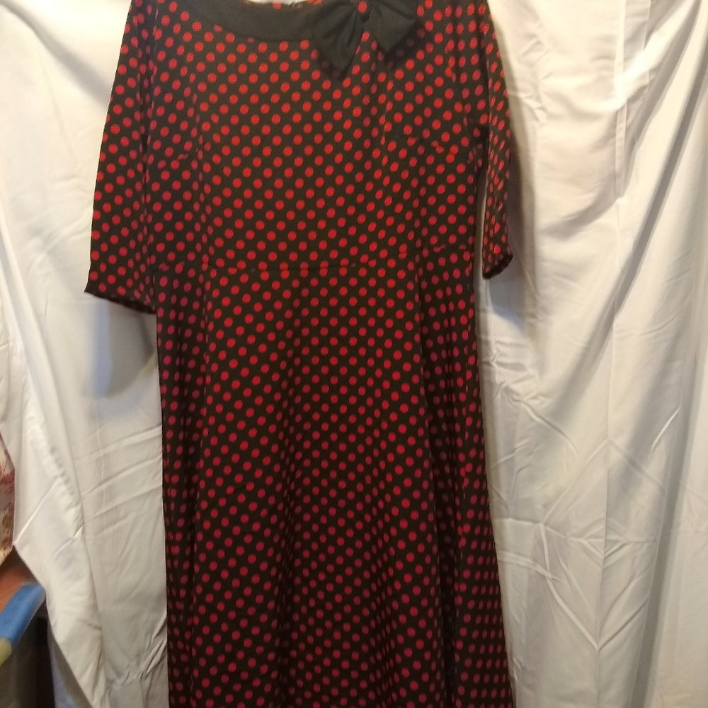 Rockabilly Style Knee Length Dress
